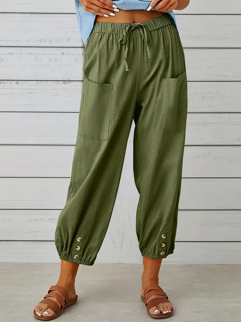 Élise | Pantalon harem coupe décontractée pour femmes