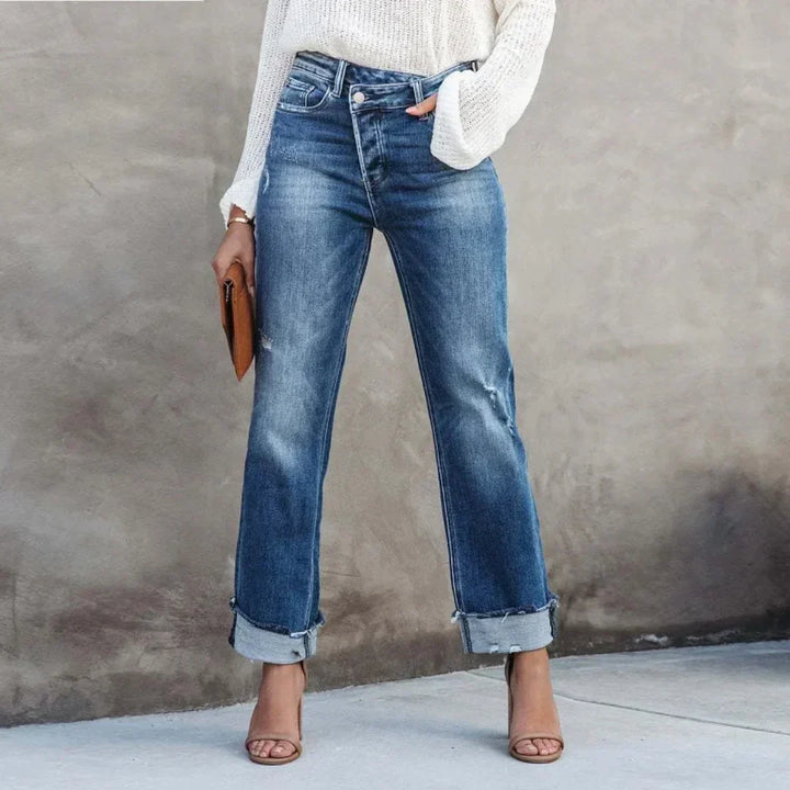 Manon | Pantalon en denim coupe décontractée pour femmes