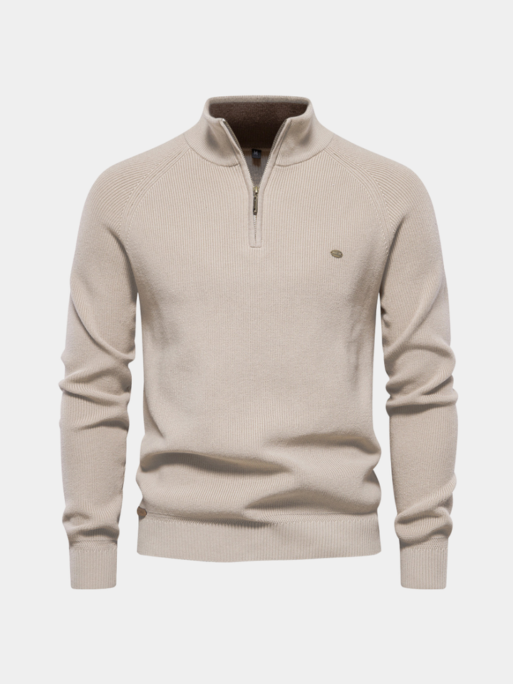 Pull Homme Demi-Zip