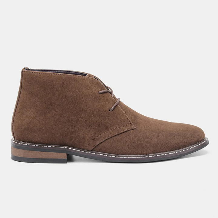 Bottines Homme Chukka en Daim à Lacets