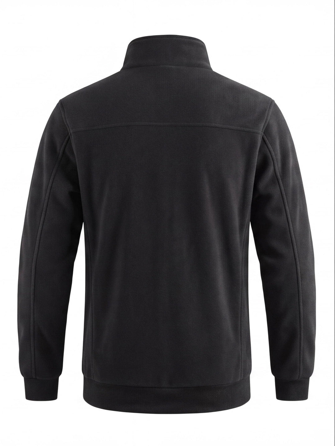 Veste Chauffante Homme USB À 8 Zones Doublure Polaire Et Col Montant