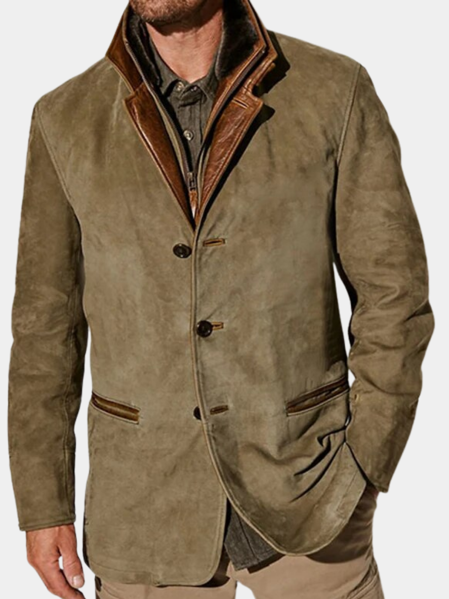 Veste Homme en Mélange de Laine