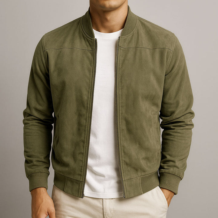Veste Homme en Cuir Suédé