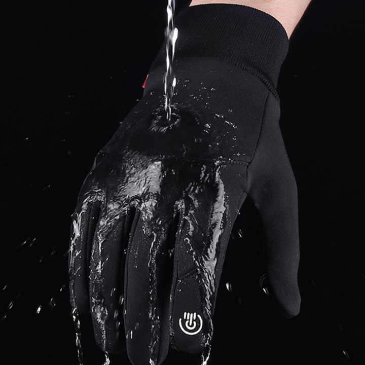 Gants d’Hiver Imperméables Tactiles Doublés Polaire