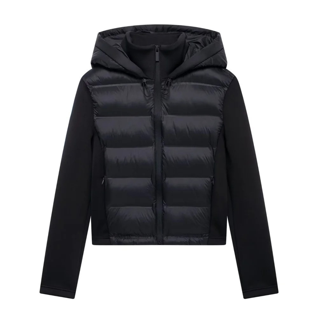 Doudoune Femme Imperméable Coupe Ajustée Avec Capuche