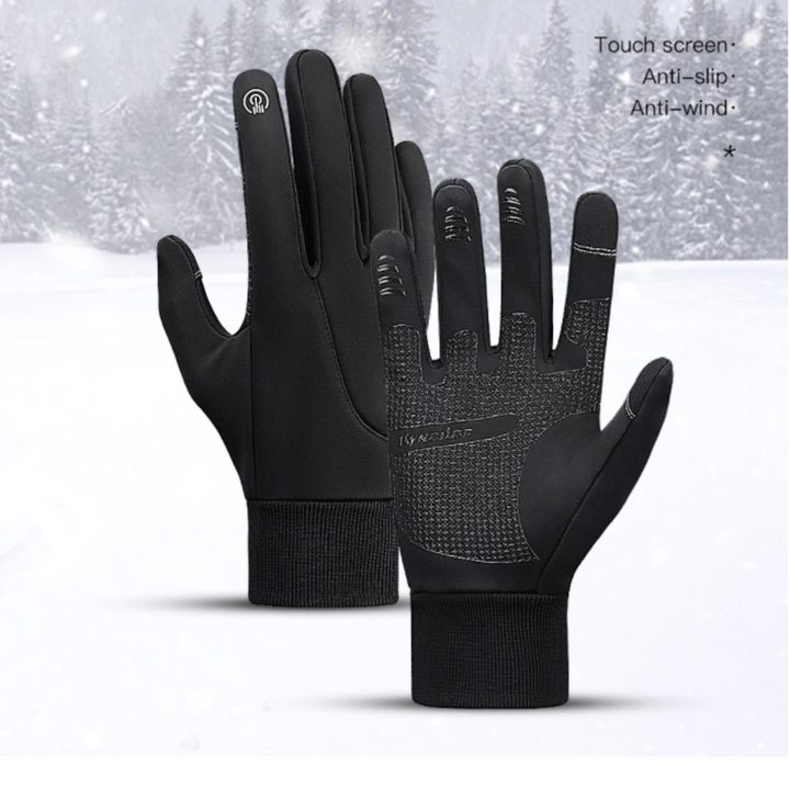 Gants d’Hiver Imperméables Tactiles Doublés Polaire