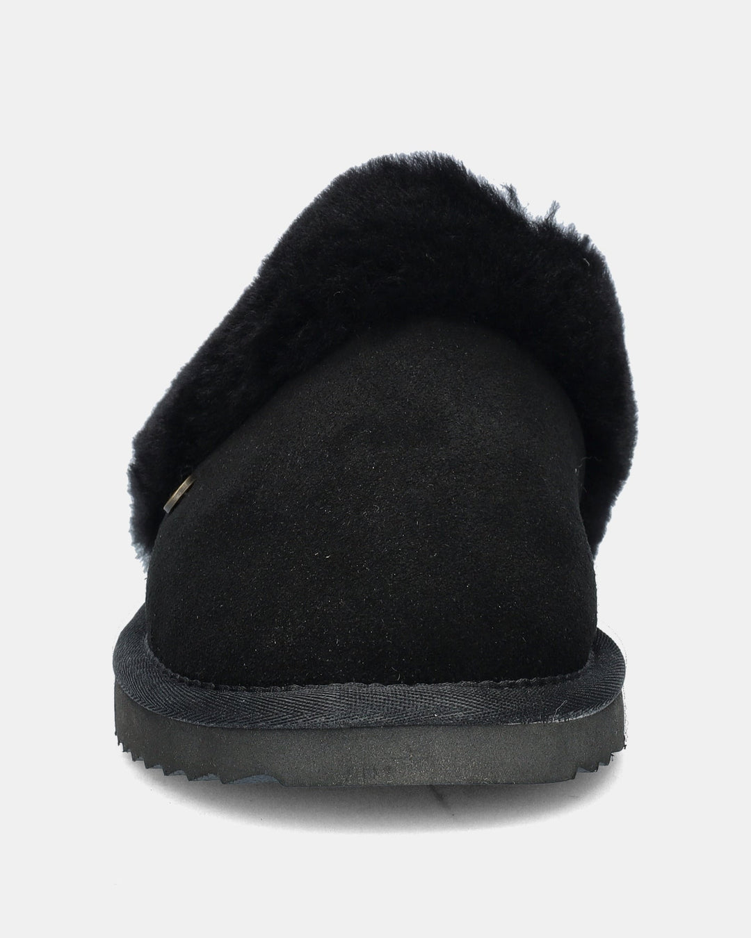 Chaussons Mules en Daim Doublés Fourrure pour Femme