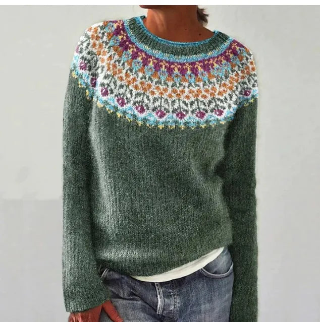 Pull Femme en Maille Style Scandinave