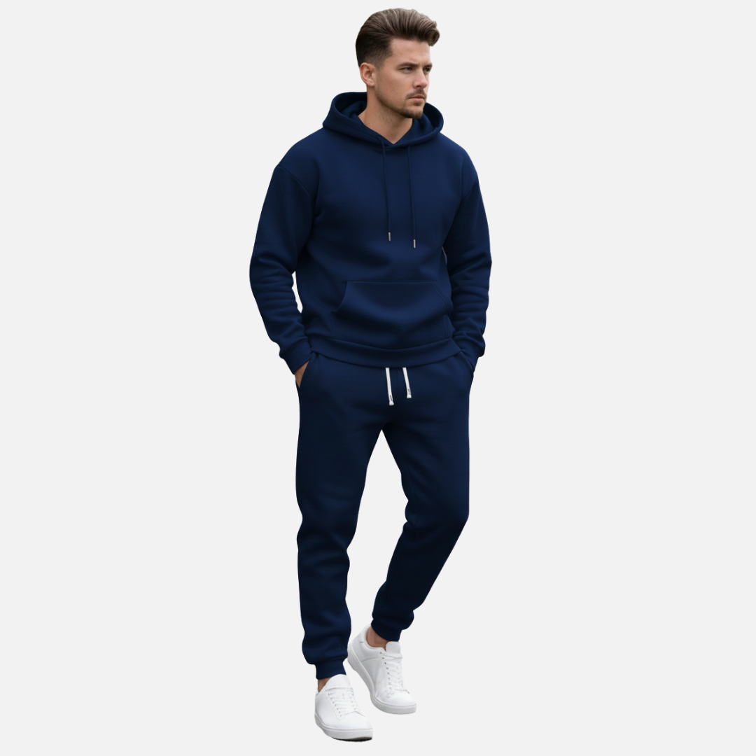 Ensemble Survêtement Homme À Capuche Et Jogger Coupe Ajustée