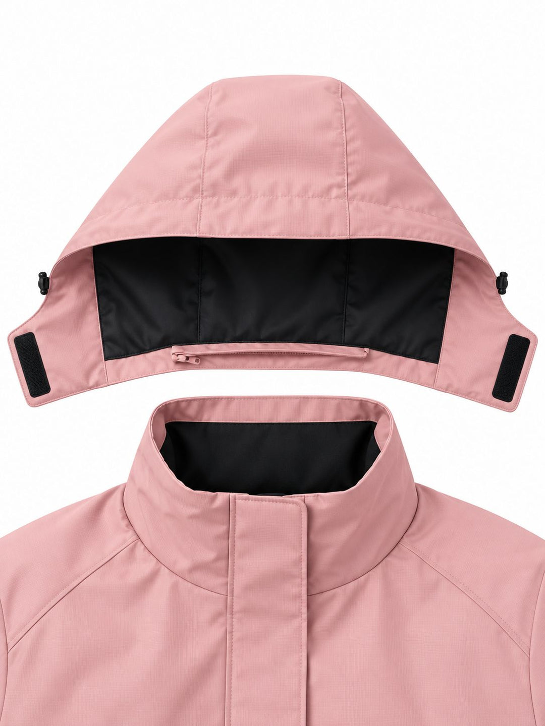 Veste De Randonnée Femme 3 En 1 Modulable Avec Polaire Amovible Et Capuche