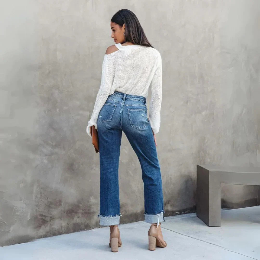 Manon | Pantalon en denim coupe décontractée pour femmes