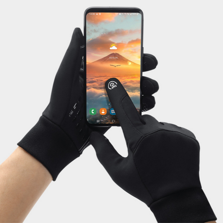 Gants d’Hiver Imperméables Tactiles Doublés Polaire