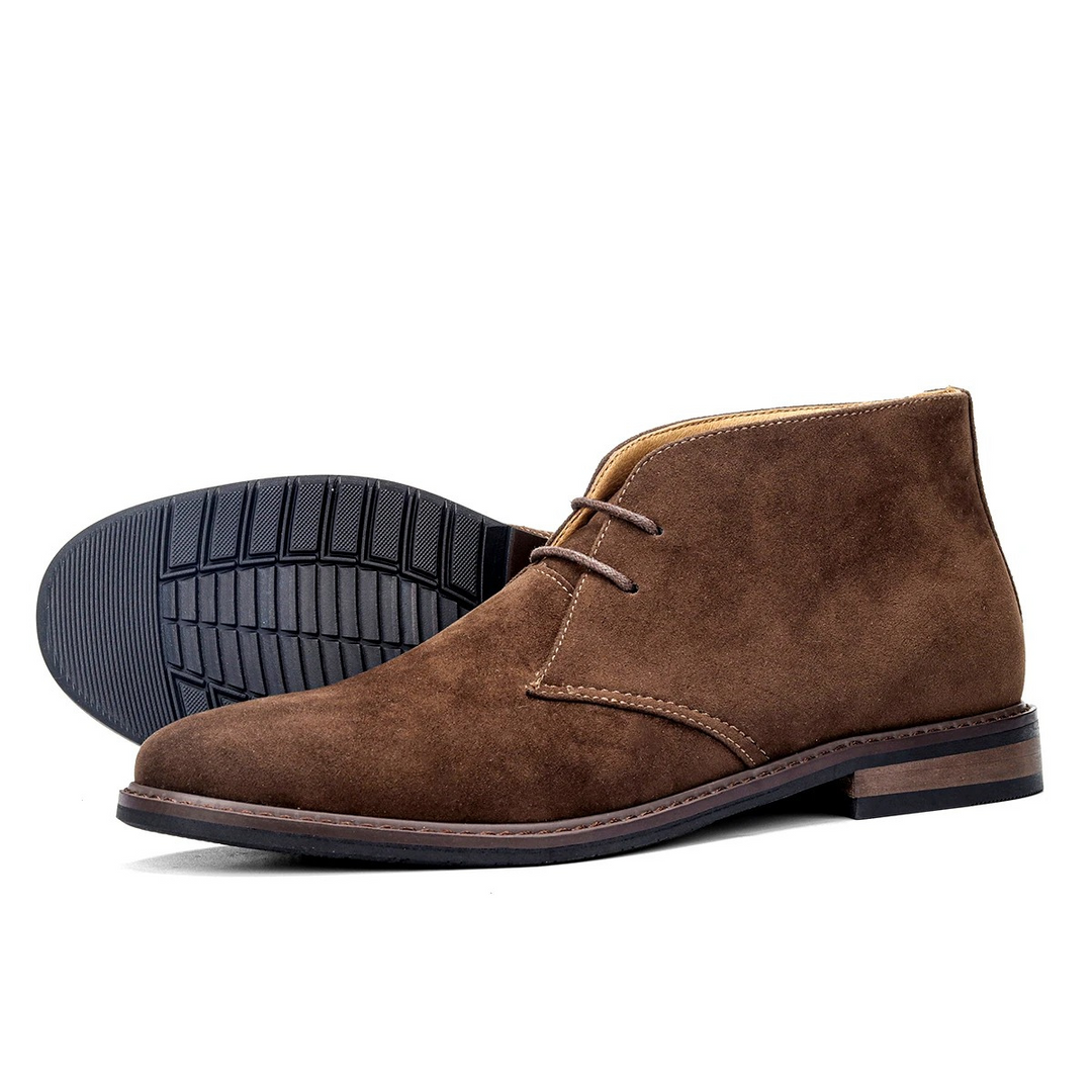 Bottines Homme Chukka en Daim à Lacets
