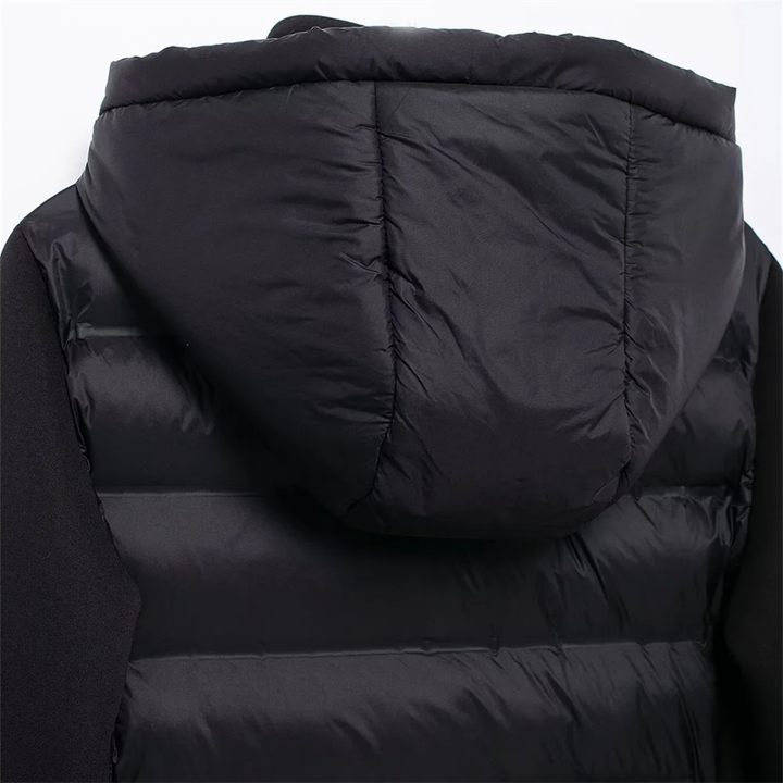 Doudoune Femme Imperméable Coupe Ajustée Avec Capuche