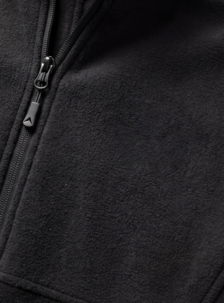 Veste Chauffante Homme USB À 8 Zones Doublure Polaire Et Col Montant