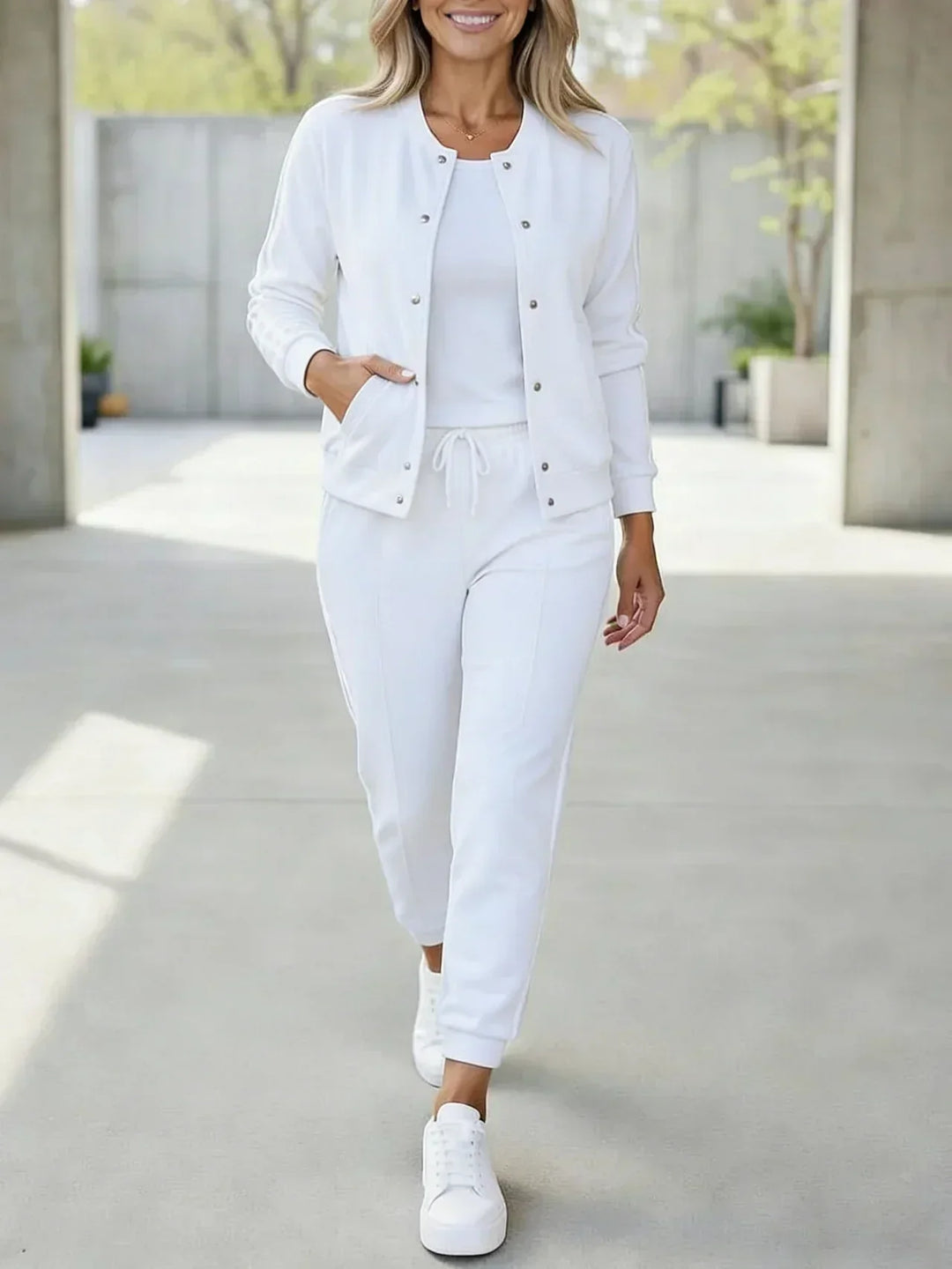 Ensemble Femme 3 Pièces avec Pantalon et Veste