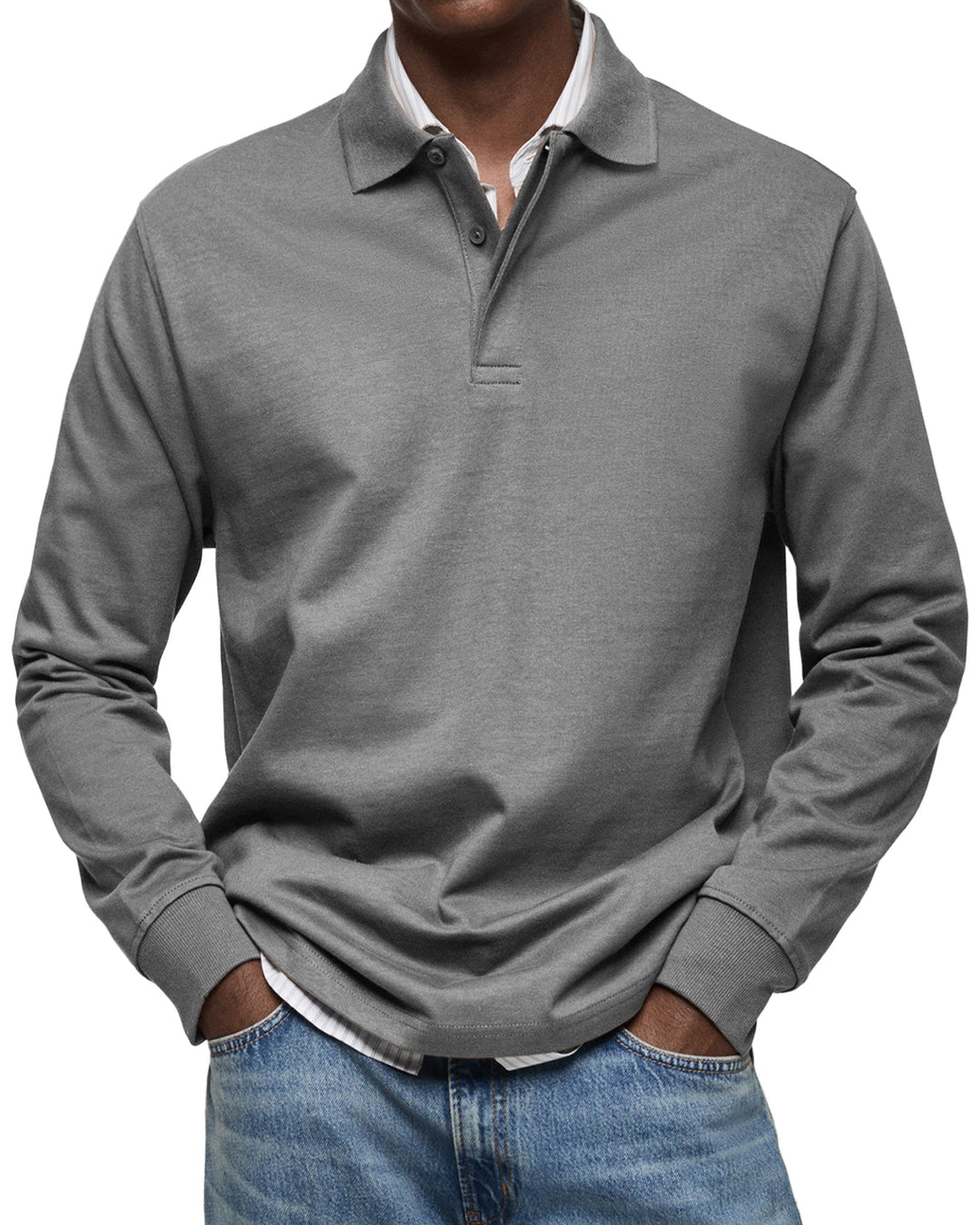 Polo Homme Manches Longues