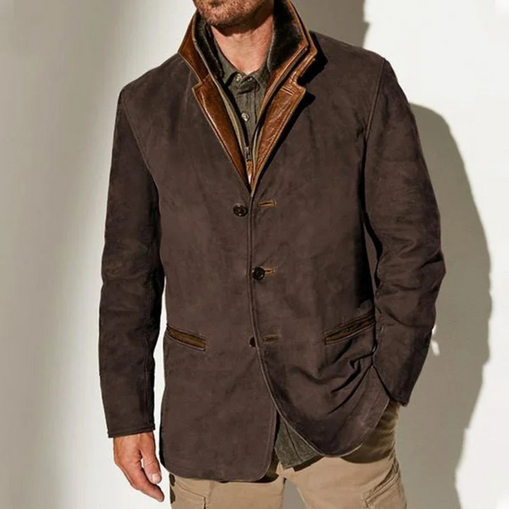 Veste Homme en Mélange de Laine