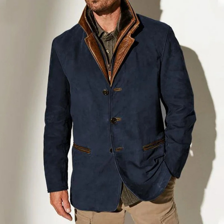 Veste Homme en Mélange de Laine