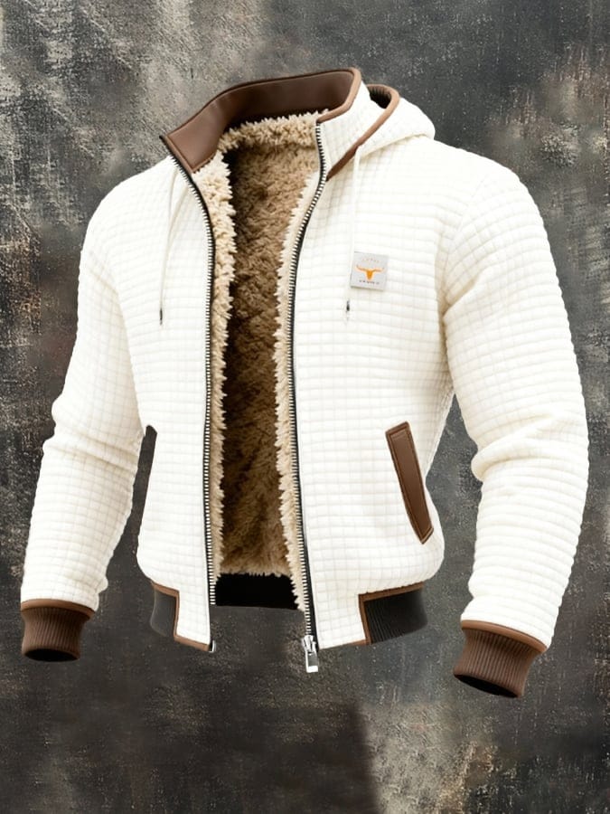Veste Polaire Homme avec Doublure Sherpa