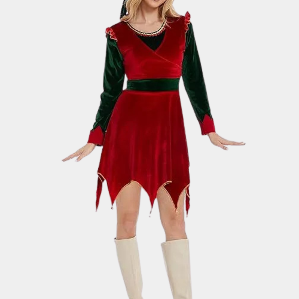 CHARLIZE - Robe de Costumée de Lutin pour Femmes