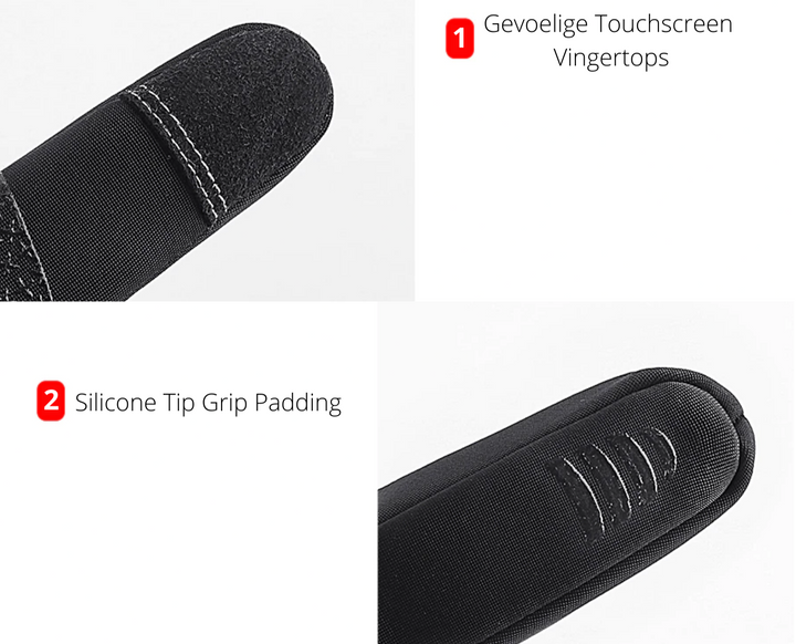 Gants d’Hiver Imperméables Tactiles Doublés Polaire