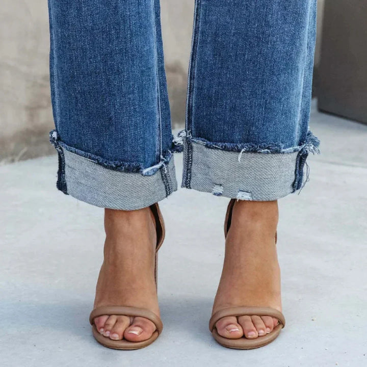 Manon | Pantalon en denim coupe décontractée pour femmes
