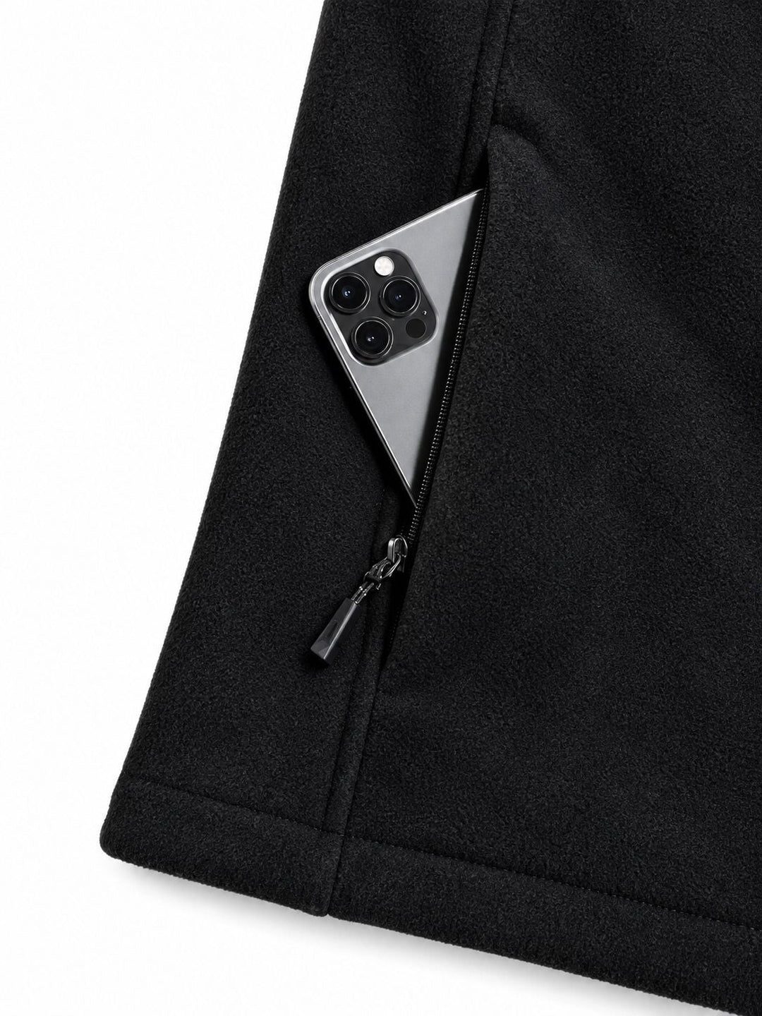 Veste Polaire Femme Épaisse Zippée Col Montant