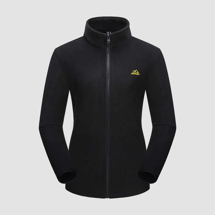 Veste de Ski Femme 3 en 1 Imperméable Doublée Polaire à Capuche