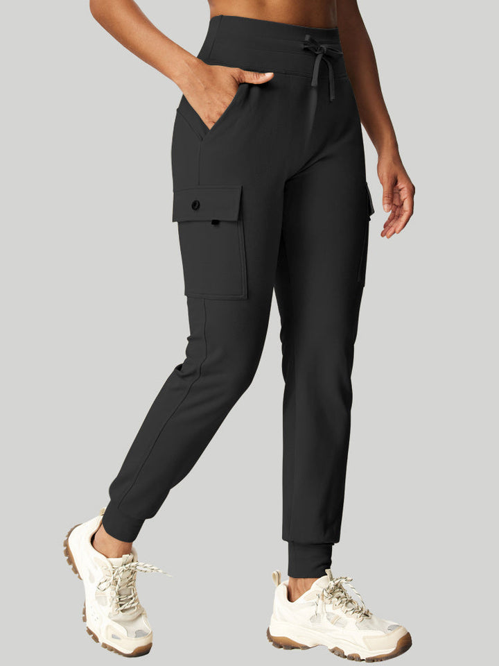 Jogger Cargo Femme Doublé Polaire Déperlant Avec Cordon De Serrage