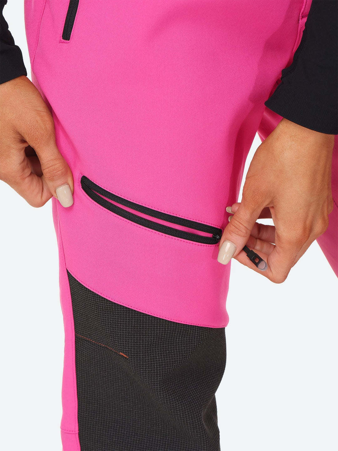 Pantalon De Ski Femme Doublé Polaire Imperméable Genoux Renforcés