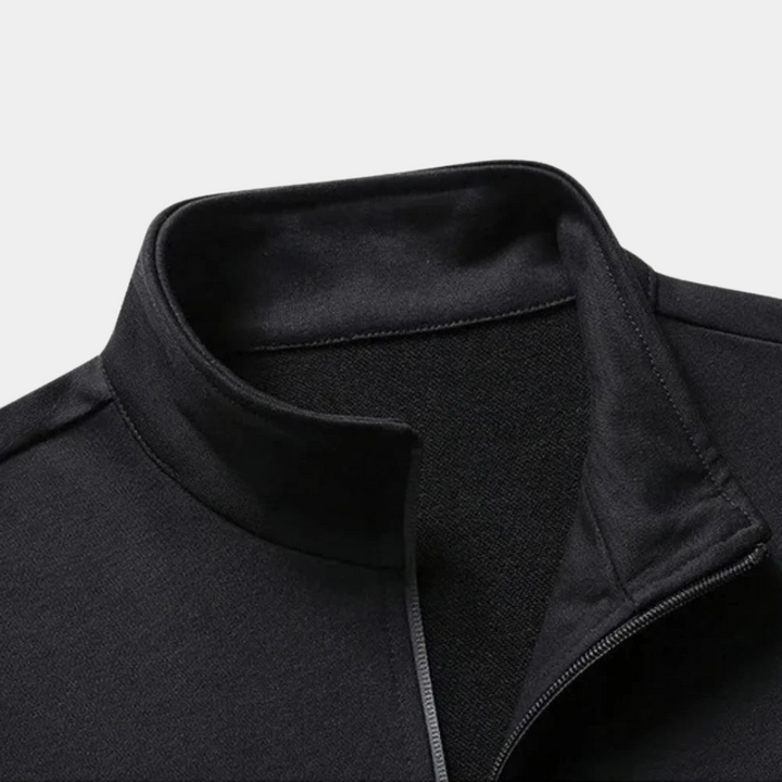 Survêtement Homme 2 Pièces en Polyester avec Veste Zippée et Jogger
