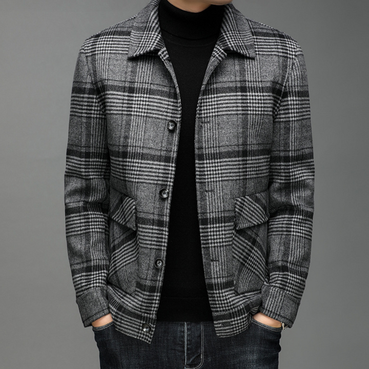 JOSHUA - Manteau à Carreaux pour Hommes