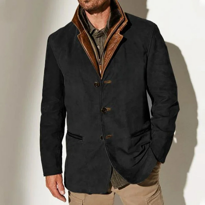 Veste Homme en Mélange de Laine