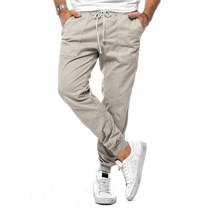 Nathan | Pantalons jogger décontractés à cordon pour hommes