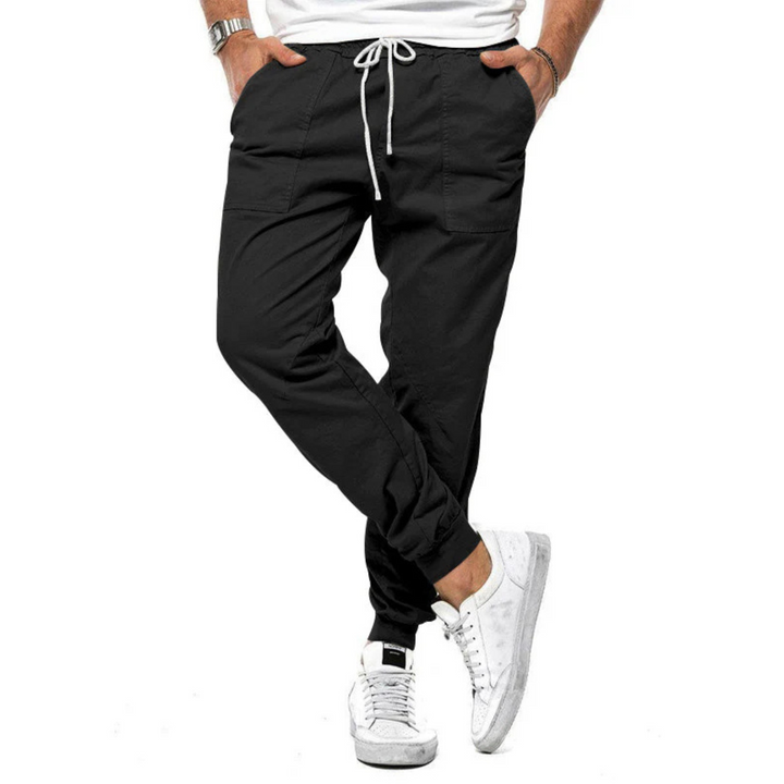 Nathan | Pantalons jogger décontractés à cordon pour hommes