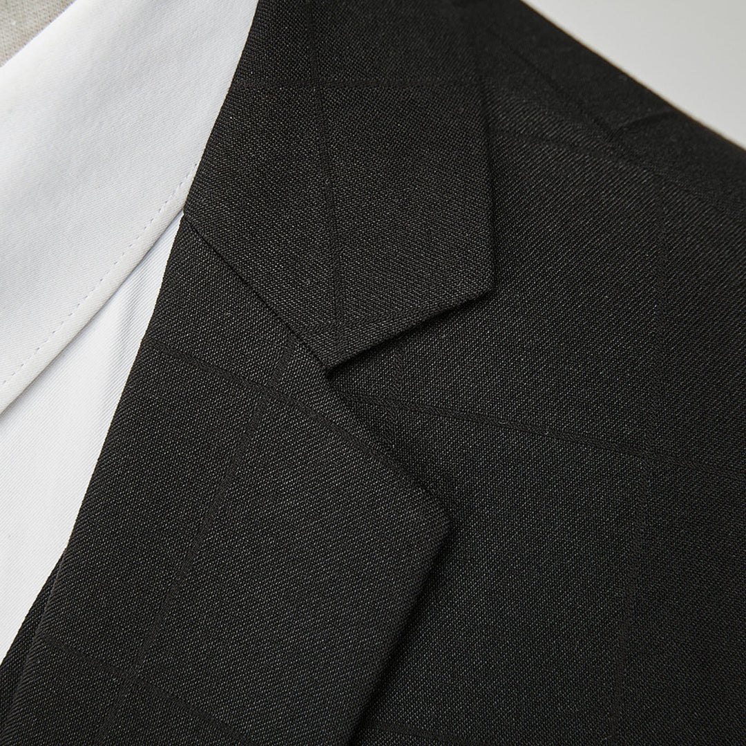 Costume 3 Pièces Homme Classique Veste Gilet Pantalon