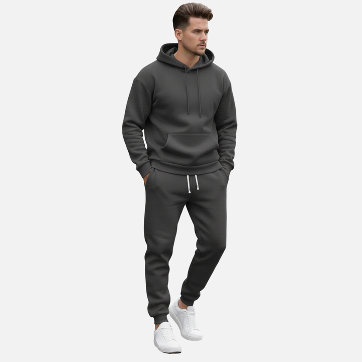 Ensemble Survêtement Homme À Capuche Et Jogger Coupe Ajustée
