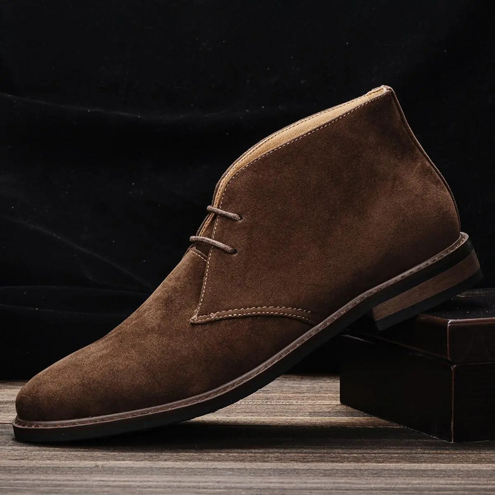 Bottines Homme Chukka en Daim à Lacets
