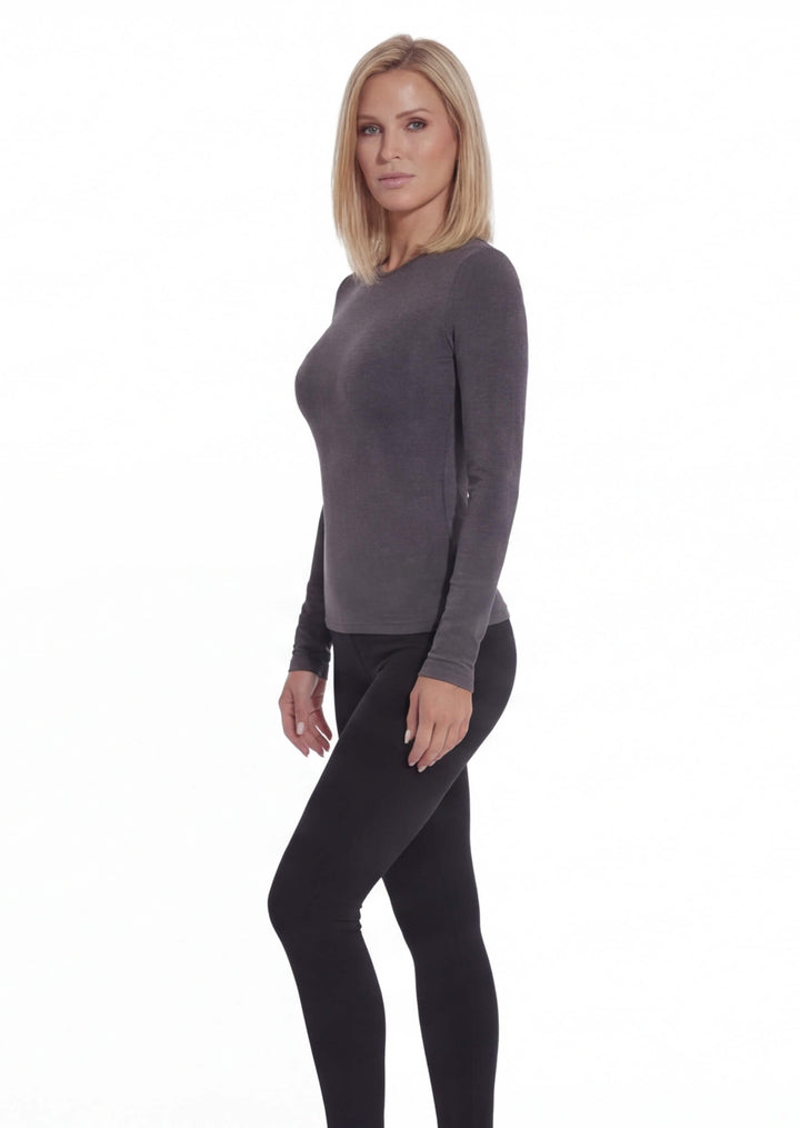 Legging Femme Doublure Polaire Taille Haute Et Ourlet Reversibles