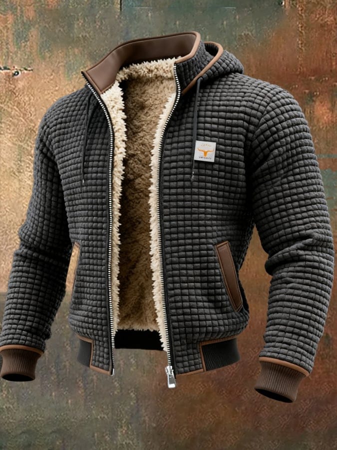 Veste Polaire Homme avec Doublure Sherpa