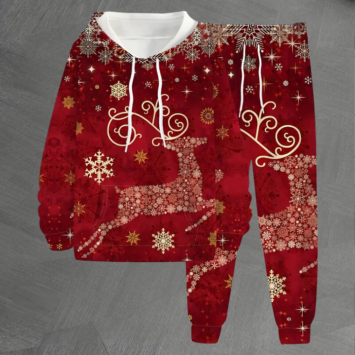 NELIO - Ensemble de Sweat à Capuche Festif pour Hommes