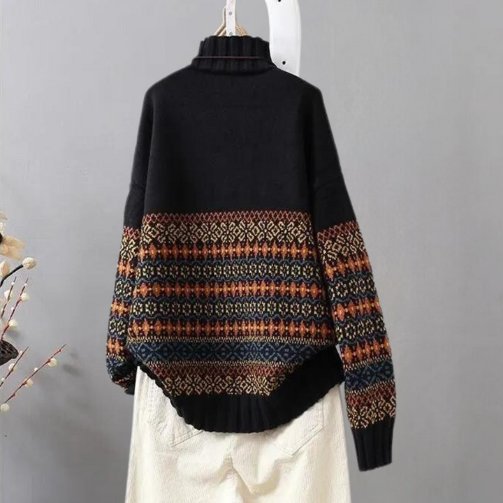 ALAYNE - Pull Col Roulé Elégant pour Femmes
