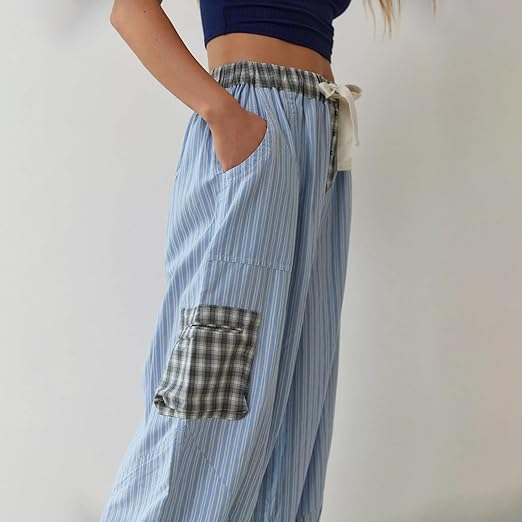 Flavie | Pantalon de pyjama simple oversize pour femmes
