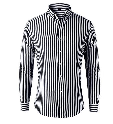 Félix | Chemise classique à rayures à manches longues pour hommes