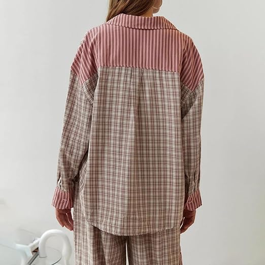 Flavie | Pantalon de pyjama simple oversize pour femmes
