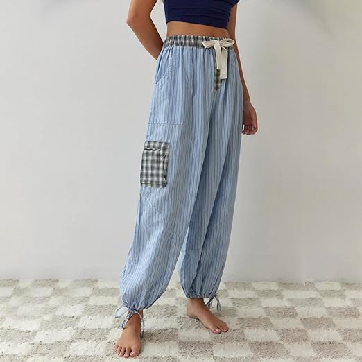 Flavie | Pantalon de pyjama simple oversize pour femmes