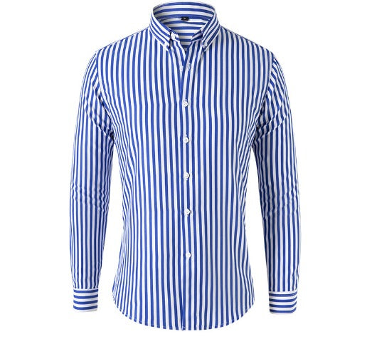Félix | Chemise classique à rayures à manches longues pour hommes