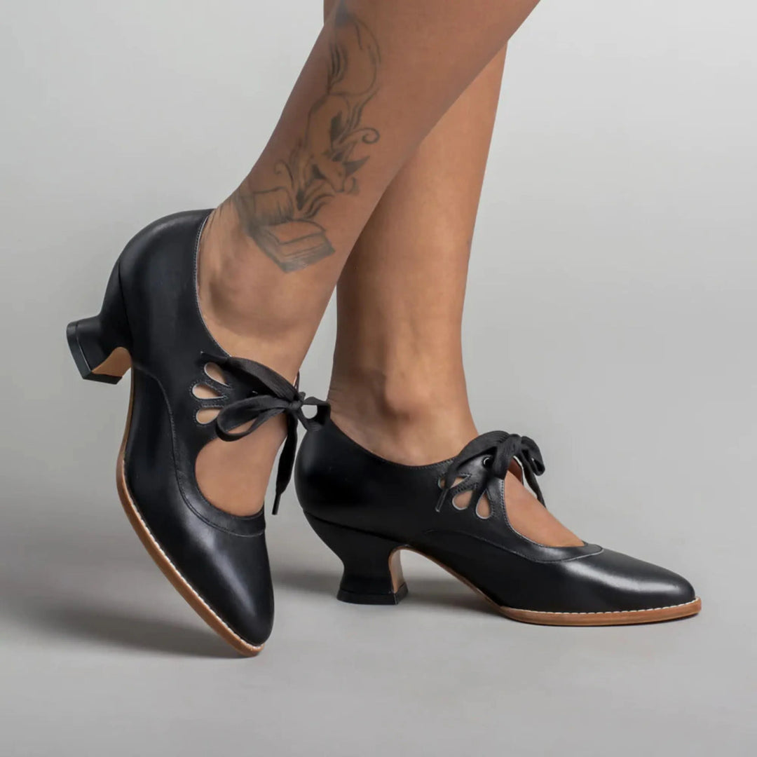 Chaussures Philippine pour femme à talons orthopédiques, semelle intégrée réduisant la pression pour une élégance confortable.
