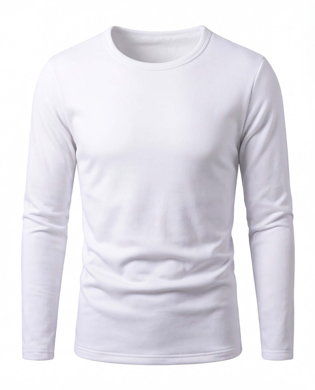 Sous Couche Homme Col Rond Doublure Polaire Manches Longues